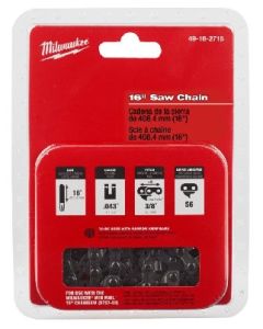 MILWAUKEE 49162715 M18 FUEL 16'' 406 MM CHAINSAW CHAIN SUITS M18FCHS
