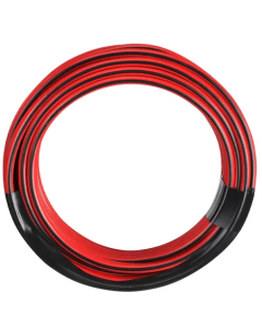 NARVA 5823-4F8 10A 3MM TWIN CORE FIGURE 8 CABLE 4M RED W/BLACK TRACER