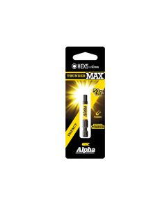 ALPHA CHEX550SM THUNDERMAX HEX5 X 50MM IMPACT POWER BIT CARDED