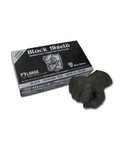 BLACK SHIELD GNB218-S EXTRA HEAVY DUTY NITRILE - SMALL, 100 PER BOX
