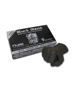 BLACK SHIELD DISPOSABLE NITRILE GLOVE - 2XL - BOX 90