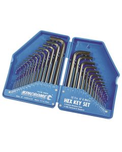 KINCROME HKW30 HEX KEY WRENCH SET 30 PIECE IMPERIAL & METRIC