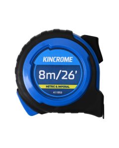 KINCROME K11553 8M/26' TAPE MEASURE MET/IMP