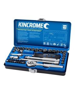 KINCROME K28001 SOCKET SET 48 PIECE 1/4'' DRIVE - METRIC & IMPERIAL