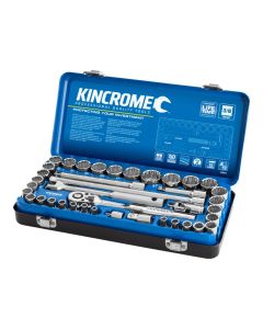 KINCROME K28011 SOCKET SET 39 PIECE 3/8'' DRIVE - METRIC & IMPERIAL