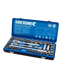 KINCROME K28022 SOCKET SET 42 PIECE 1/2'' DRIVE - METRIC & IMPERIAL