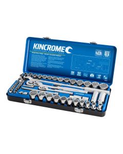 KINCROME K28032 SOCKET SET 52 PIECE 1/4 & 1/2'' DRIVE - METRIC & IMPERIAL