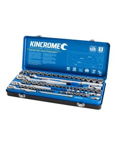KINCROME K28041 SOCKET SET 74 PIECE 1/4, 3/8 & 1/2'' DRIVE - METRIC & IMPERIAL