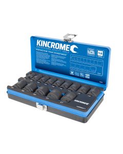 KINCROME K28201 IMPACT SOCKET SET 14 PIECE 1/2'' DRIVE - METRIC