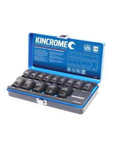 KINCROME K28202 IMPACT SOCKET SET 14 PIECE 1/2'' DRIVE - IMPERIAL