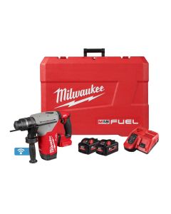 MILWAUKEE M18FHP-802C M18 FUEL 28 MM SDS PLUS ROTARY HAMMER WITH ONE-KEY KIT