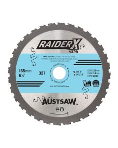 AUSTSAW MBR1652032 RAIDERX METAL BLADE 165MM X 20 X 32T