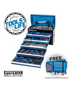 KINCROME P1702 EVOLUTION TOOL CHEST 225 PIECE 9 DRAWER 1/4, 3/8 & 1/2'' DRIVE