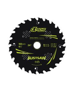 AUSTSAW TBPP1652024 EXTREME: WOOD WITH NAILS BLADE 165MM X 20/16 BORE X 24 T