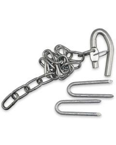 ROTECH SPRING HOOK LATCH W/500MM CHAIN & STAPLES