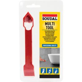 Soudal 119352 Eliminador Multi Tool De Lechada - Herramienta Para Limpiar Juntas, Color Rojo