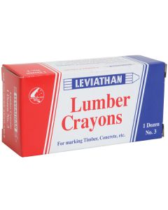 LEVIATHAN 12020305 LUMBER CRAYONS NO.3 YELLOW