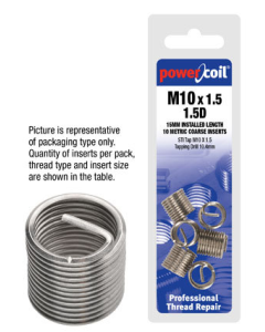 POWERCOIL 3522-14.00X3/4P M14-1.25 X 3/4 S/P 10 PACK INSERT