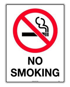 300X225MM - POLY - NO SMOKING