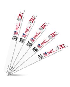 MILWAUKEE 48005187 THIN KERF METAL SAWZALL  BLADE 230MM 14TPI PKT 5