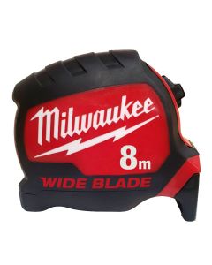 MILWAUKEE 48220208H WIDEBLADE HORIZONTAL 8M TAPE MEASURE