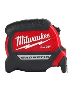MILWAUKEE 48220526 COMPACT MAGTC TAPE MEASURE 8M/26FT