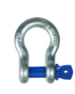 22MM BOW SHACKLE GRADE 'S' SCREW GALV 6.5T