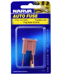 NARVA 53130BL MALE PLUG IN FUSIBLE LINK 30AMP BL PK 1