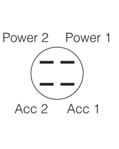NARVA 60090BL OFF/ON PUSH/PUSH SWITCH - BLACK BL PK 1