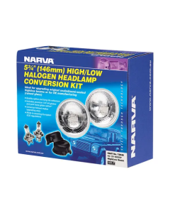 NARVA 72048 5 3/4 H4 60/55W 12V HI/LO RAISED GLASS FREE FORM