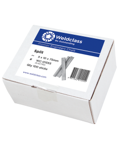 WELDCLASS 6-EC755 CHALK 10X5X75MM SPLIT - BOX 100 PCS
