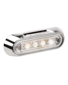 NARVA 90812CBL MODEL 8 LED FEOM WHITE WITH CHR/BSE FRONT END BL PK 1