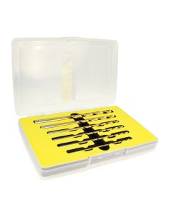 ALPHA 9ELM-SET6 LONG SERIES DRILL SET 3,4,5,6,8 & 10MM IN PLASTIC CASE