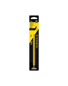 ALPHA 9ELM035 3.5MM LONG SERIES DRILL BIT - GOLD SERIES (OAL 137MM)