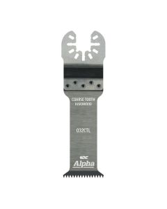 ALPHA A032CTL1 COARSE TOOTH 32MM DEEP CUT - HARDWOOD MULTI-TOOL BLADE