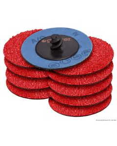GEIGER AB22012S36CP 36G QUICK-LOCK 50MM CERAMIC SANDING DISC (PKT10)