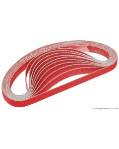 GEIGER CERAMIC SANDING BELT 10MMX330MM 60G (10PCS)