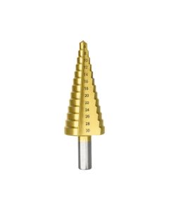 BRISTOL BTWSD6-30 STEP DRILL STRAIGHT FLUTE 6-30MM, 13 STEP, CARDED