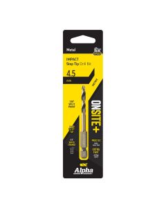 ALPHA C9STQRM045 4.5MM - ONSITE PLUS IMPACT STEP TIP DRILL BIT