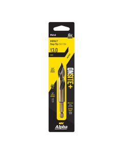 ALPHA C9STQRM130 13.0MM - ONSITE PLUS IMPACT STEP TIP DRILL BIT