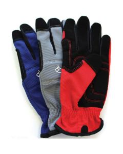 FRONTIER GLOVE CONTEGO VERSADEX 3PK GREY/BLUE/RED SIZE MEDIUM