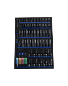 KINCROME EVA810T 78 PIECE LOK-ON IMPACT SOCKETS AND ACCESSORIES EVA TRAY