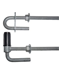 ROTECH HEAVY DUTY BOLT-THRU TIMBER POST HINGE SET 32NB
