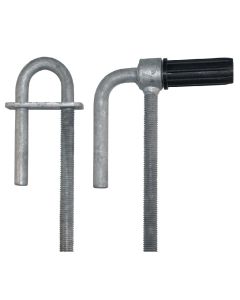 ROTECH BOLT-THROUGH TIMBER POST GATE KIT 25NB 275MM