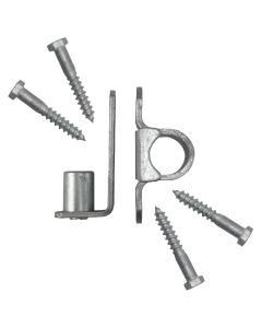 ROTECH SCREW-ON TIMBER POST GATE KIT C/W GUDEON HINGE 25NB