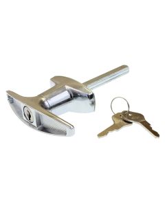 RED CAT T-HANDLE LARGE KEY 92268 CHROME FINISH REAR FIXING