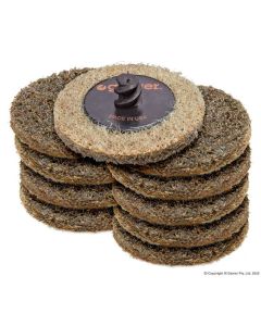 GEIGER GPA1526X10 50MM ABRASIVE DISC PACK (BROWN)