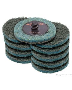 GEIGER GPA1527X10 50MM ABRASIVE DISC PACK (BLUE)