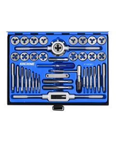 KINCROME K12021 TAP & DIE SET 40 PIECE METRIC