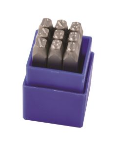 KINCROME K15004 NUMBER STAMP SET 9 PIECE 8MM